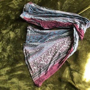 Flare Leggings, Patterned, Boho, Paisley, Stretchy